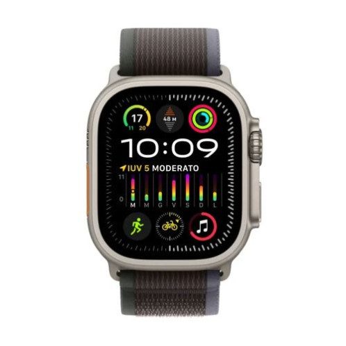 Apple Watch Ultra 2 GPS + Cellular 49mm Titanium case with Trail Loop M/L Blue/ Black EU MRF63 DP59900456-01