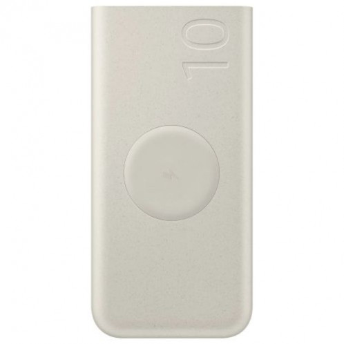 Samsung Power Bank with Wireless Quick Charge C+C (with Type-C to Type-C cable 0,20m), 25W, 10000 mAh, Beige (EB-U2510XUEGEU) DA2400189-03