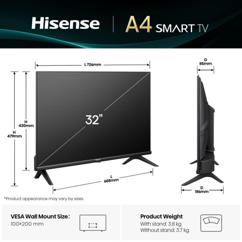 Hisense 32A4Q 176761-013