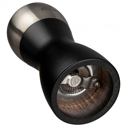 Peugeot FIDJI Moulin à sel hêtre, noir mat, 12cm 537777-02