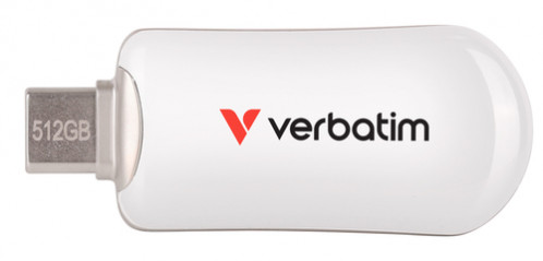 Verbatim Plectra blanc 512GB USB-C Flash Drive 30231 131653-05
