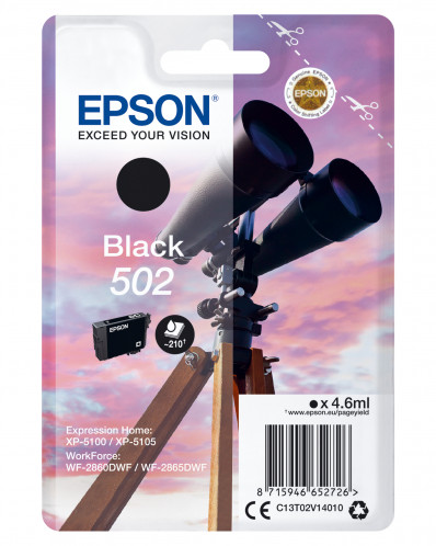 Epson noir 502 T 02V1 369091-00