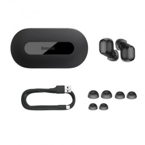 Baseus Earphone Bluetooth Bowie EZ10 BT 5.3, TWS, Black EU (A00054300116-Z1) DA1025928-04