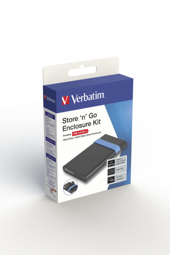 Verbatim Boitier pour disque dur Keypad Access 2,5 USB 3.2 Gen 1 652745-012