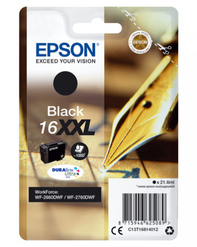 Epson noir DURABrite Ultra XXL T 168 T 1681 267731-03