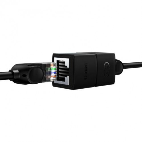 Baseus AirJoy Series Network Connector RJ-45 Ethernet Cable Connector 1pcs, Black (B00131100111-01) DA108393-04