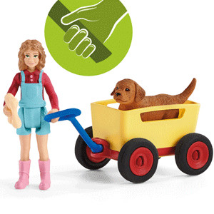 Schleich Vie à la ferme 42543 Excursion en chariot 607301-014