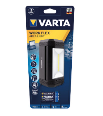 Varta Work Flex Aera Light + 3x batteries AA 406317-04
