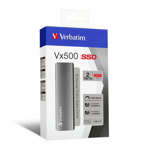 Verbatim Store n Go Vx500 2TB SSD USB 3.1 47454 853260-09