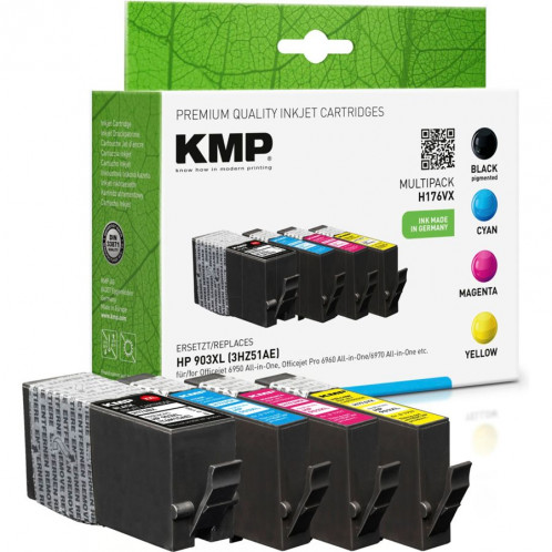 KMP H176VX pack promo BK/C/M/Y compatible avec HP 3HZ51AE 903XL 460987-03