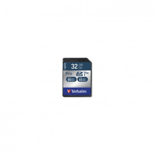 Verbatim SDHC carte Pro 32GB Class 10 UHS-I 47021 111869-03