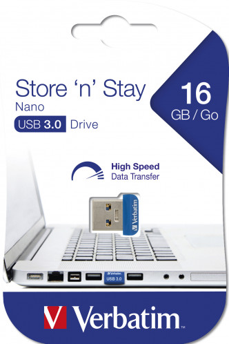 Verbatim Store n Stay Nano 16GB USB 3.0 98709 113381-07