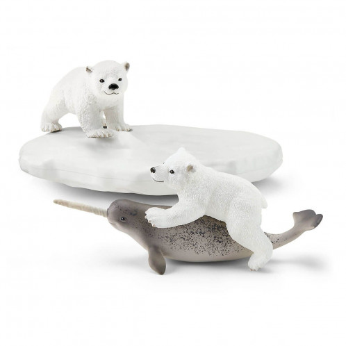 Schleich Animaux sauvages 42531 Glissade des ours polaires 607280-011