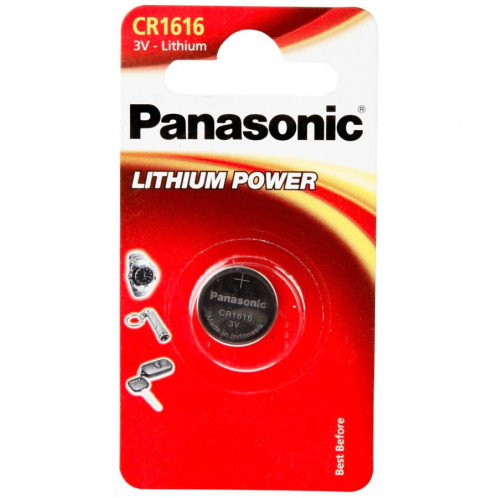 1 Panasonic CR 1616 Lithium Power 504824-01