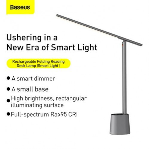 Baseus Home Smart Eye Series Charging Folding Reading Desk Lamp 2200 mAh (Smart Light) 5W Gray (DGZG-0G) DA2257498-018