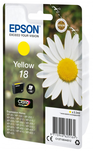 Epson jaune Claria Home T 180 T 1804 267759-03