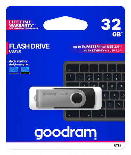 GOODRAM UTS3 USB 3.0 32GB noir 684469-05