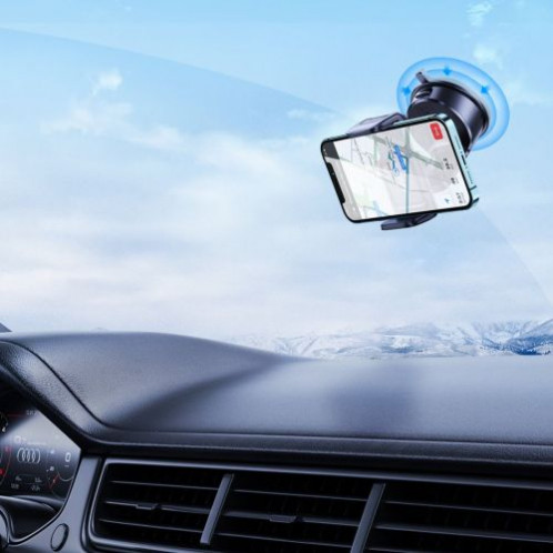 Joyroom Car Mount Holder (Dashboard Version with Suction Cup) 4.5 6.7 inch, Black (JR-ZS284) DO265776-014