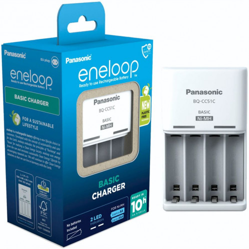Panasonic Eneloop Basic Chargeur BQ-CC51E sans batteries 762736-04
