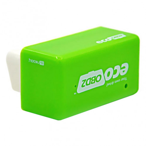 Super Mini EcoOBDII Boîte de réglage de puce et de puce pour la benzine, un carburant inférieur et une émission plus faible (vert) SS567G-00