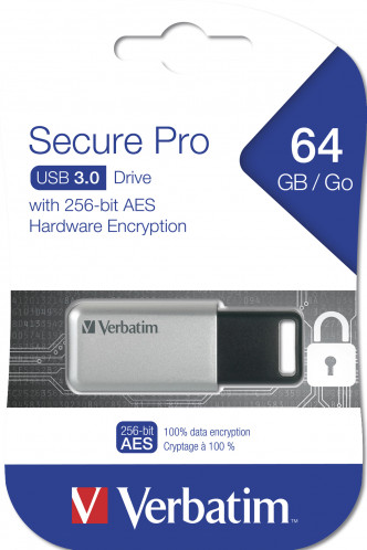 Verbatim Secure Data Pro 64GB USB 3.0 100669-04