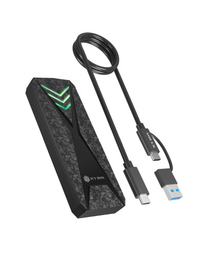 ICY BOX IB-1805ML-CU31 M.2 NVMe SSD boîtier 237185-03