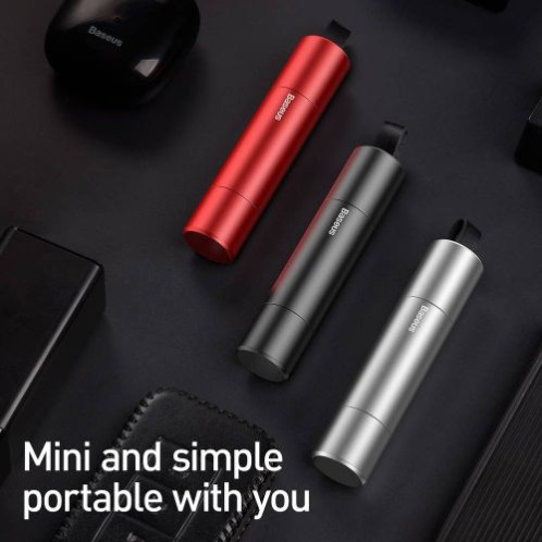 Baseus Car Tool Sharp Safety Hammer (Window-breaking+Safety belt cutting) Red (CRSFH-0G) DA451404-014