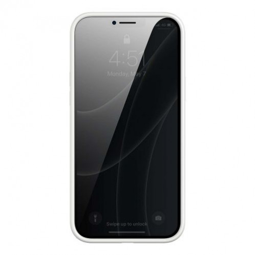 Baseus iPhone 13 Pro case Liquid Silica Gel Protective White (ARYT000402) DA190493-019