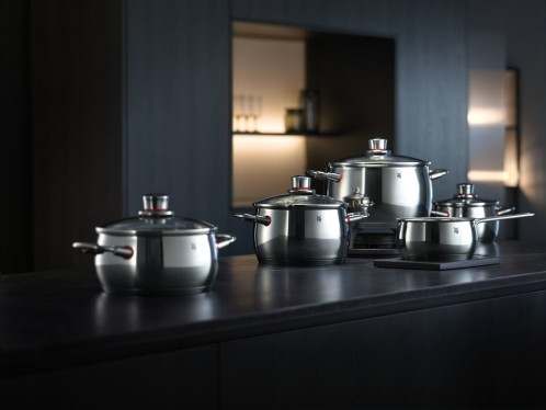 WMF Quality One Lot de 5 casseroles, argent 215884-011