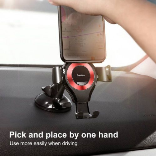 Baseus Car Mount Osculum Type Gravity Black/Red (SUYL-XP09) DA439238-012
