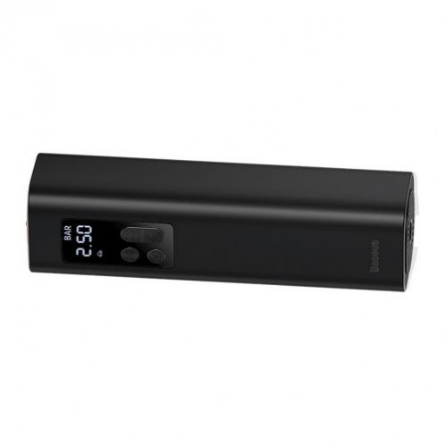 Baseus Car Tool Super Mini Inflator Tyre Pump 15sec Fast Inflation, 4 Tires in 25 Minutes, Black (CRCQ000001) DA2029512-016