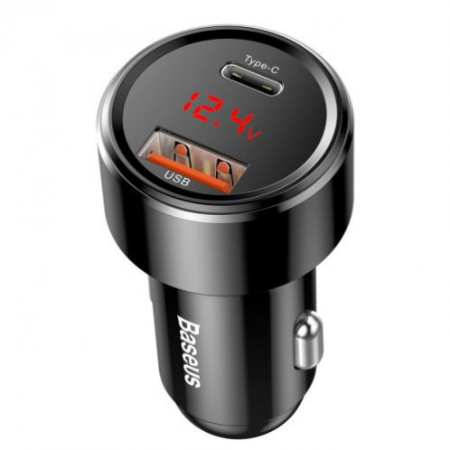 Baseus Car Charger Magic Series PPS digital display (Type-C PD+Intelligent QC) 45W Black CCMLC20C-01 DA817819-08