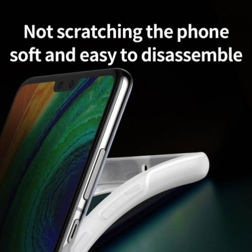 Baseus Huawei Mate 30 case Jelly Liquid Silica Gel Transparent Black (WIHWMATE30-GD01) DA020962-09