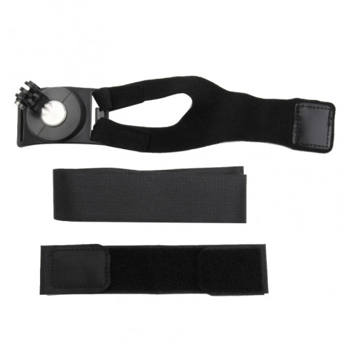 PULUZ 3 en 1 Bracelet à pied de poignet Bracelet à 360 degrés pour GoPro HERO5 / 4/3 + / 3/2/1 (Noir) SP178B3-00