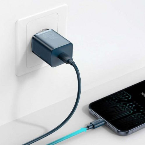 Baseus Travel Charger set Super Si 1C PD Fast charger 20W Blue EU (CCSUP-B03) DA69239-013