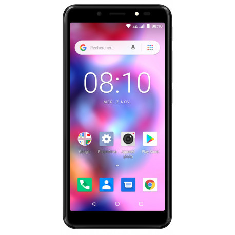 Konrow Easy 55 Android 8.1 4G Écran 5.34'' Double Sim 8Go, 1Go RAM Noir KEAS55_BLK-01