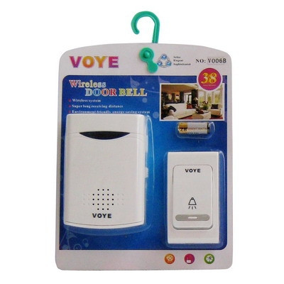 Wireless 38 Tunes Remote Control Sonnette Alarme de porte Bell SW0108-05