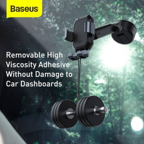 Baseus Car Mount Tank Gravity Phone holder with suction base Tarnish Black (SUYL-TK01) DA866177-018