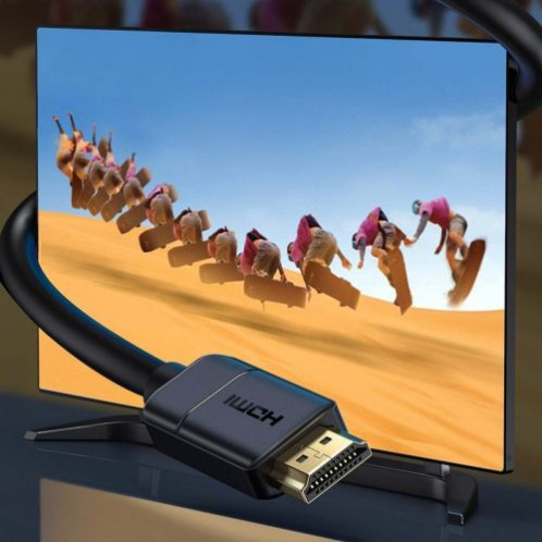 Baseus Video Cable High definition Series HDMI To HDMI 4K 60 Hz, 3D HDR, 18 Gbps, 2m Black (CAKGQ-B01) DA34613-011