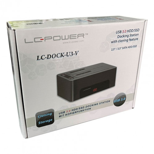 LC-Power LC-DOCK-U3-V Docking HDD avec fonction copie 642497-06