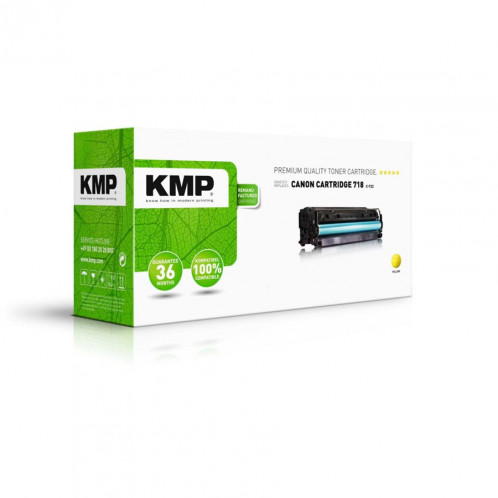 KMP C-T22 jaune compatible avec Canon 718 Y 630476-03