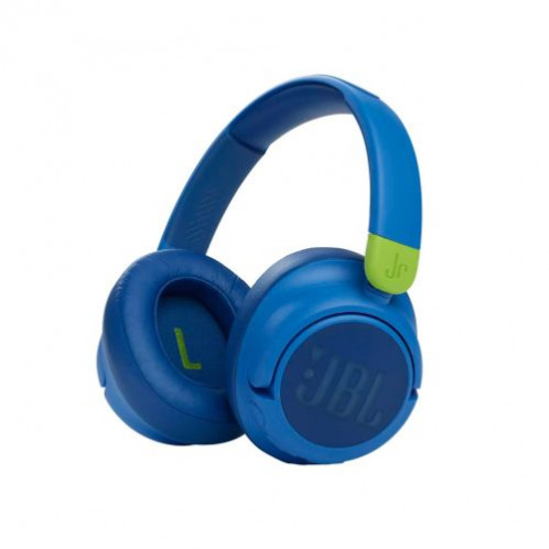 JBL JR460NC Bluetooth Wireless On-Ear Headphones for Kids with Noise Cancellation, Blue EU DB4100121-08