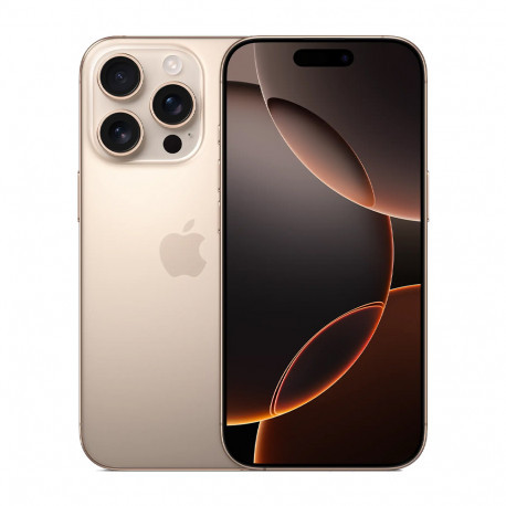 iPhone 16 Pro (6.3" 128 Go, 8 Go RAM) Titane Sable IP16P-8/128_DT-01