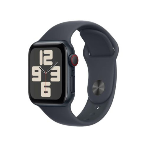 Apple Watch SE2 (2024) GPS + Cellular 5G 40mm Midnight Alu case, Midnight Sport Band S/M EU MXGC3 DP17600678-02