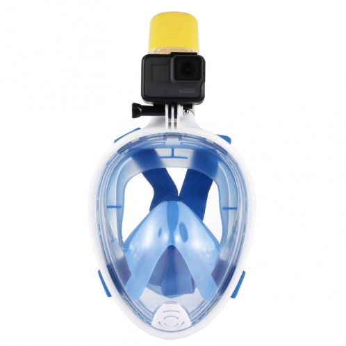 PULUZ 220mm Tube Water Sports Diving Equipment Masque de plongée à sec complet pour GoPro HERO5 / 4/3 + / 3/2/1, taille L / XL (bleu) SP216L5-00