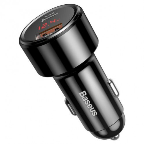Baseus Car Charger Magic Series PPS digital display (Type-C PD+Intelligent QC) 45W Black CCMLC20C-01 DA817819-08