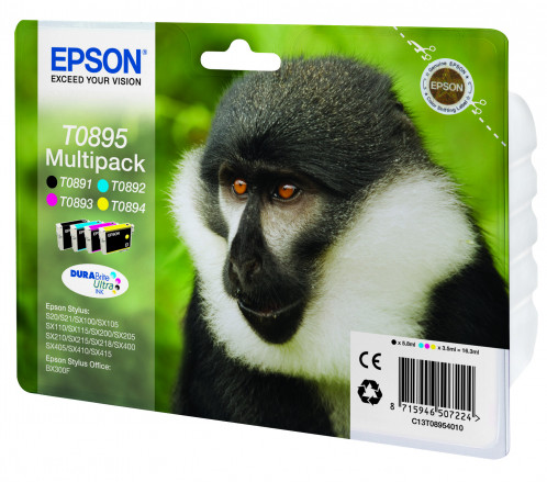 Epson DURABrite Ultra Ink T 089 Multipack BCMY T 0895 556773-03