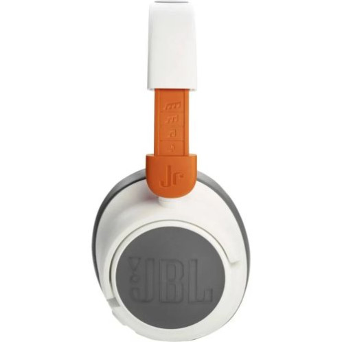 JBL JR460NC Bluetooth Wireless On-Ear Headphones for Kids with Noise Cancellation, White/ Brown EU DB4100237-05