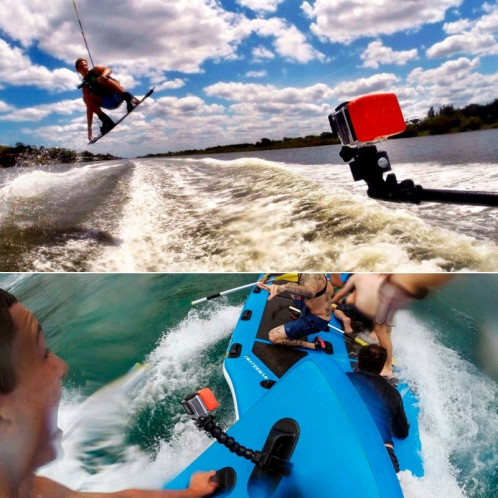 Éponge flottante à la porte dérobée avec autocollant 3M pour GoPro HERO4 / 3 + / 3/2/1 (Rouge) S-05