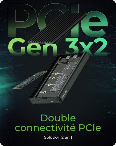 ICY BOX IB-2817M-C32 Boîtier refroidiss. M2 NVMe SSD 159121-07